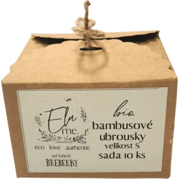 Papírový kapesník Breberky Látkové ubrousky v dárkové krabičce (10ks)