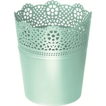 Květináč PROSPERPLAST Květináč - LACE Průměr: 18 cm, Barva: pistácie