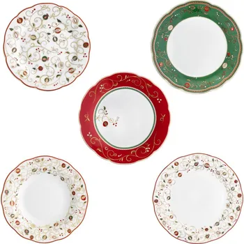 Talíř BRANDANI Tempo di Festa 53270 18 ks vánoční