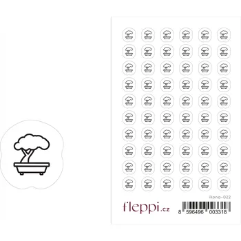 samolepka Fleppi Samolepky ikonky – Bonsai
