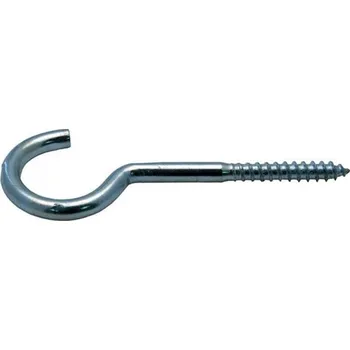 Vrut CZ Hák s vrutem prádelní 80/25mm ¤5,2mm Zn (odběr bal.10ks)