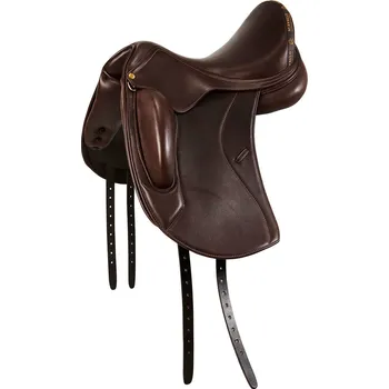 Jezdecké sedlo ACAVALLO Sedlo drezurní Leonardo Acavallo, tmavě hnědé Velikost posedlí: 17", Šířka komory: nastavitelná