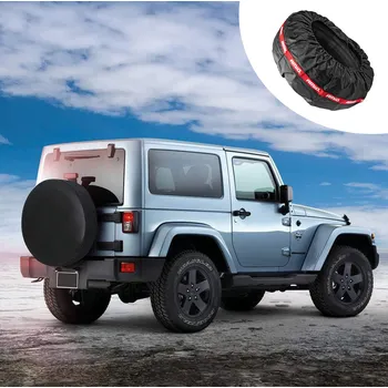 Plachta na motorové vozidlo Deminas | Praktická sada obalů na pneumatiky 13" - 19" 4 ks