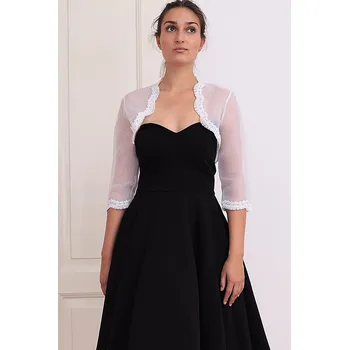 Bolerko Glara Tylové bolerko s krajkou na letní šaty 968126