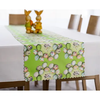 Velikonoční dekorace Velikonoční běhoun s potiskem - Vzor WN9 Rozměr běhounu (šířka x délka): 40x200cm