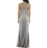 Dámské šaty Charm's Paris Společenské a plesové šaty krajkové dlouhé luxusní šedé XS