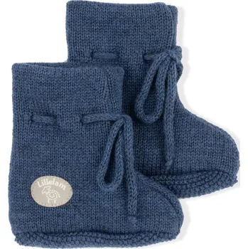 Capáčky Merino botičky Classic "Blue" Lillelam VELIKOST: 56/2 měsíce