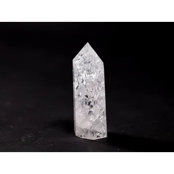 Drahý kámen Magieprirody.cz Obelisk Křišťál pukaný 72 g špice 70 mm #A228
