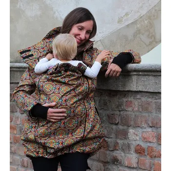 Dámský kabát NOSÍCÍ KABÁT - indi vzor Velikost: S