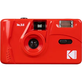 Kodak M35 35mm Film Camera Red (fotoaparát na kinofilm) + Baterie Kodak MAX Super AAA