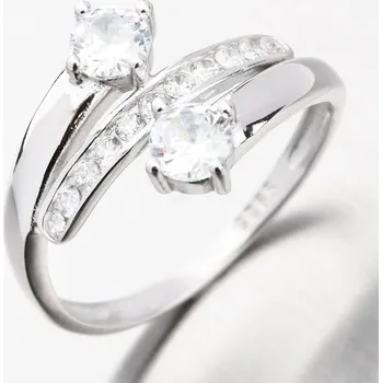 Šperk Dámský prsten stříbro 925 zirkon GST-11427 velikost 58