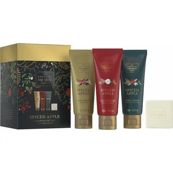 Kosmetická sada Scottish Fine Soaps Sada péče o tělo jablko a koření 4 ks