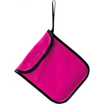 Korntex Cestovní pouzdro na doklady se zapínáním na suchý zip Barva: červená magenta, Velikost: 25 x 17 cm KX101