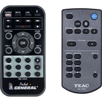 Dálkový ovladač TEAC RC-1313 - dálkový ovladač duplikát