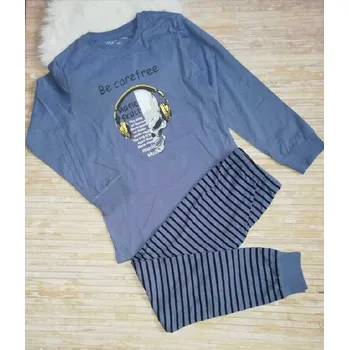 Chlapecké pyžamo CHLAPECKÉ PYŽAMO WOLF S2356 Barva: Šedá, Velikost: 140