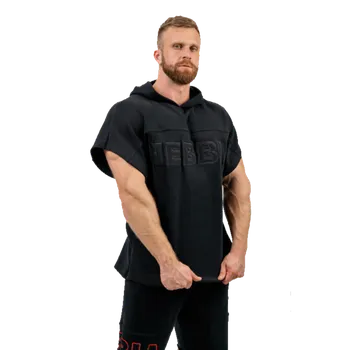 Podprsenka Nebbia Rag top s kapucí CHAMPION 706 černý - XXL