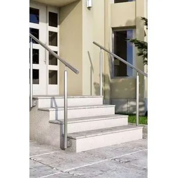 Zábradlí Sada vstupního zábradlí PS 512/513 (nerez) Montáž zábradlí: Montované do stěny