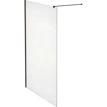 Laufen Pro - sprchová zástěna Walk-In 140x200, s upevňovacími prvky, pro sprchové vaničky do šířky 100 cm, černý H2609534500001