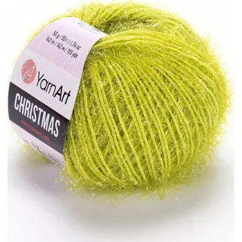 Galanterie YarnArt Christmas příze Christmas: Christmas 37 světle zelená +doprava zdarma při nákupu nad 1990 Kč+dárek zdarma