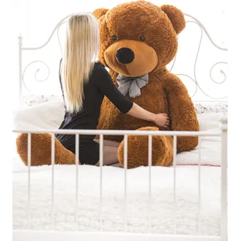 plyšák The Bears® Velký plyšový medvěd 200 cm - TMAVĚ HNĚDÝ