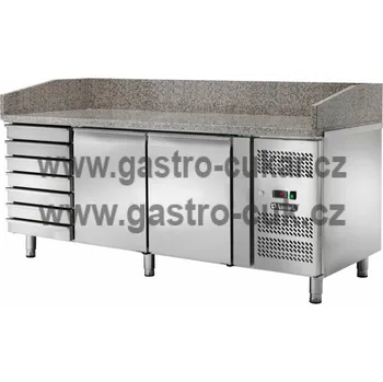 Amitek Stůl pizza chladící AK2612TN 7 neutr.zásuvek 2025x801