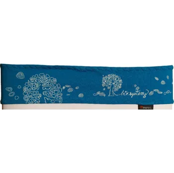 Sportovní čelenka (0019) INFIT Biker vázací čelenka světle modrá