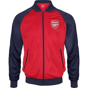 Pánská větrovka Arsenal FC Bunda Arsenal FC, červeno-modrá, bomber, zip Velikost: L