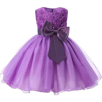 Dívčí šaty Čína Princeznovské dívčí šatičky s tutu sukní, 3 - 8 let Barva: šaty 7, Velikost: 7T / 140