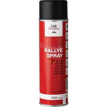 Barva ve spreji CarSystem Rallye Spray Premium černý matný 500 ml