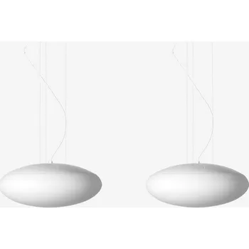 Lucis Moderní závěsné skleněné svítidlo Daphne ZL2 LED Barva: Bílá, Teplota chromatičnosti: 3000 Kelvinů, Průměr: 450 mm 2ZL3.L3.D451.31 Moderní závěsné skleněné svítidlo Daphne ZL2 LED