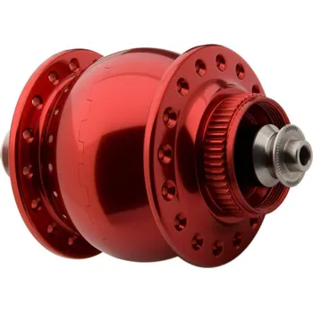 Cyklosvítilna SON Dynamo na kolo SONdelux disc center lock* - červená - 32d