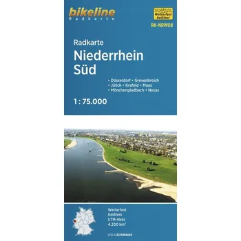 Radkarte Niederrhein Süd 1:75.000 (RK-NRW08) - Esterbauer Verlag