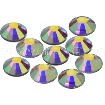 celobroušené hot-fix kameny EXTRA Premium barva 1201 AB CRYSTAL, velikost SS30, balení 144ks, 720ks, 1440ks kameny - velikost: velikost SS30, kameny - balení grs: balení 144 kusů /1grs, CBEP - barva: hot-fix skleněné celobroušené EXTRA Premium barva CBEP/