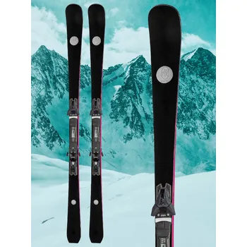 Sjezdové lyže Dámské lyže AK Ski PINK.ORIGINAL + vázání Salomon Z12 GW