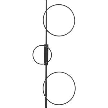 Nástěnné svítidlo Nowodvorski LED nástěnné svítidlo CIRCOLO TRIO / Černá matná Bílá neutrální (4000K)