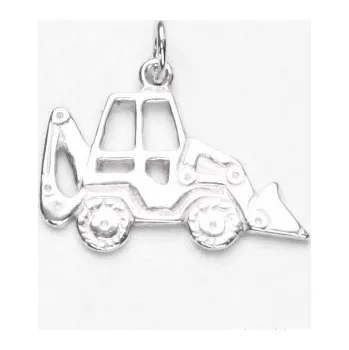 Přívěsek Stříbrný přívěsek bagr - P709 (Stříbrný přívěsek bagr)