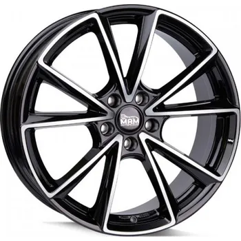 Disk MAM Alu Kola Mam A5 8.5X20 5X112 ET30 Black Front Polish 66.6
