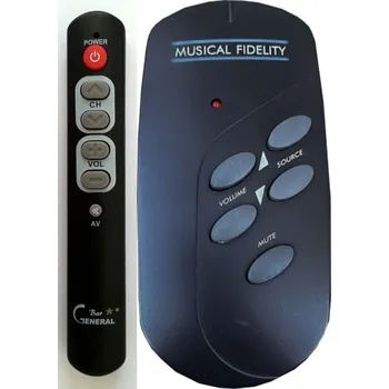 Musical Fidelity ELEKTRA E20 - kompatibilní značkový dálkový ovladač General