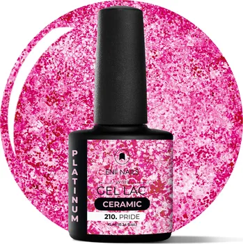 Lak na nehty ENII NAILS Gel lak Ceramic 210 Pride - gelový lak bez HEMA, 10 ml