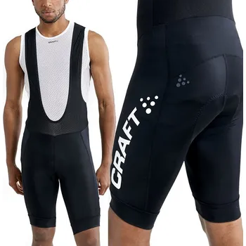 cyklistický dres Pánské cyklokalhoty se šlemi CRAFT Adopt Bib