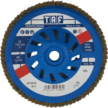 Brusný kotouč CMN-KARNASCH Lamelový kotouč EOLO Line 125 se závitem Zrnitost: 40, Typ: kónický