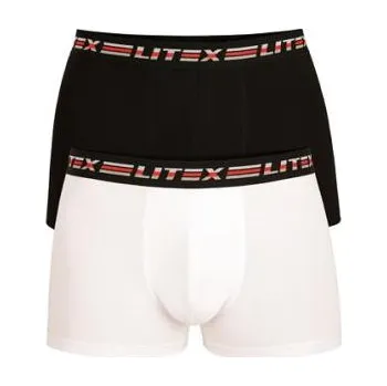 Boxerky Pánské boxerky Litex 9B548 světle šedé melé L