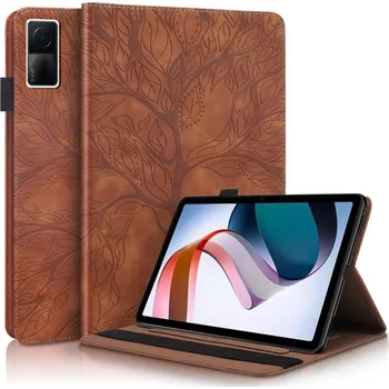 Pouzdro na tablet VSECHNONAMOBIL 52142 ART TREE Zaklápěcí pouzdro Xiaomi Redmi Pad hnědé
