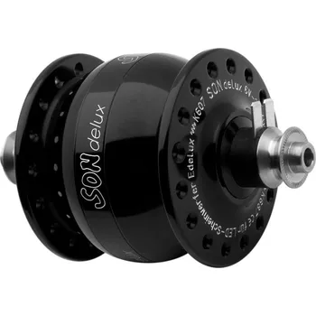 Cyklosvítilna SON Dynamo na kolo SONdelux - černá - 24d, V-brzdy