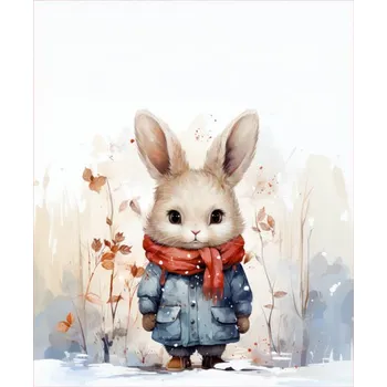 Teplákovina Takoy PANEL 50x60 cm pohádkový zajíček