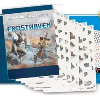 Příslušenství k deskovým hrám Cephalofair Games Frosthaven Removable Sticker Set Retail