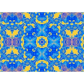 Plakát Plakát, Obraz - Seamless kaleidoscopic mosaic pattern background, oxygen