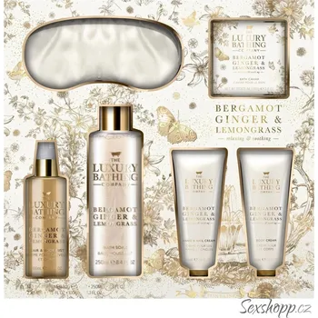 Kosmetická sada Kosmetická sada The Luxury Bathing Company Bergamot, Ginger & Lemongrass – bergamot, zázvor a citronová tráva, 6 ks