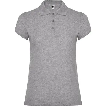 Dámské tričko Roly Star Dámské polo tričko PO6634 Heather Grey 58 3XL