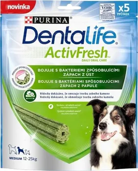 Péče o psí chrup Purina DentaLife ActivFresh Medium